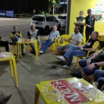 Integrantes do Motogrupo realizaram uma reunião na noite desta terça-feira (26), a qual contou com a presença de Elias Araújo, secretário de Cultura e Turismo de São Miguel do Oeste. (Foto: Divulgação / 103 FM)
