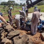 A obra permitirá um aumento na capacidade de captação de água no município, reforçando o abastecimento. (Foto: divulgação / Casan)