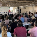 A Assembleia Geral da Cooperoeste foi realizada no sábado (26) na sede da AAFUC em São Miguel do Oeste. (Foto: Eduardo Cristofoli / ASCOM)