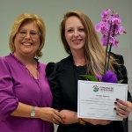 Maria Tereza Capra prestou homenagem a Raquel Dürrewald / Foto: Julio Tiezerini/Câmara de Vereadores