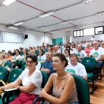 O evento contou com a presença de parceiros da Uniti dos municípios de Saudades, Pinhalzinho, Modelo, Serra Alta e Cunhatai  Foto Divulgação Unoesc