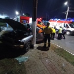 Vítima ficou presa nas ferragens do veículo - Foto: Corpo de Bombeiros