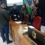 Foto: Celso Ledur / Rádio Líder / WH Comunicações - Vereadores durante a última sessão 