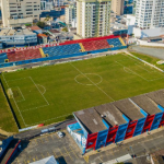 Vista aérea do Estádio Doutor Hercílio Luz (Foto: Flavio Roberto/CNMD)