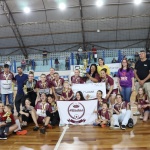 1º lugar: Aliadas Futsal Clube. Foto: Tamara Finardi/ Rádio Líder/ WH Comunicações/ Jornal O Líder