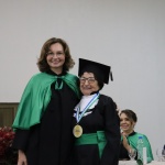 Anair Canelo, aluna homenageada. Tamara Finardi/ WH Comunicações/ Líder