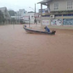 Imagem da Travessa Rio Branco com a Avenida Anita Garibaldi em 14/07/2015. Foto cedida por Ervino Alcides Dahmer