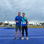 João Vitor Menon foi finalista no lançamento do dardo. Foto: Divulgação