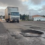 BR-163 em SMOeste / Foto: Marcos de Lima / WH Comunicações