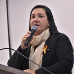 Andréia Rebelato indica abertura de novo acesso ao Bairro Santa Rita / Foto: Tiarajú Goldschmidt/Câmara de Vereadores