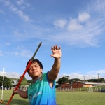 No ranking nacional, Leo figura a 3º colocação no lançamento de dardo. Foto: Tamara Finardi/ WH Comunicações/ Líder