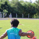 Atleta segue se dedicando aos treinos, projetando novas conquistas para 2026. No ranking nacional, Leo ocupa a 3º colocação no lançamento de dardo. Foto: Tamara Finardi/ WH Comunicações/ Líder