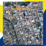 Mapa com as ruas que estarão bloqueadas. Fonte: Município de Maravilha