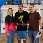 Artilheiro da categoria Masculino Livre: Douglas Abeck da Rosa. Foto: Divulgação