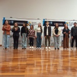 Alunos participantes do concurso de oratória. Foto: Inácio Rohden