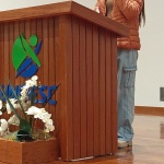 Apresentação de uma das competidoras. Foto: Inácio Rohden