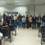 Componentes da nova diretoria. Fotos: Inácio Rohden