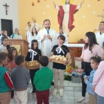 Benção dos pães. Fotos: Inácio Rohden