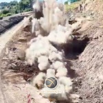 Detonação / Foto: Jornalismo WH Comunicações 