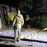 Atendimento mobilizou equipes de socorro e segurança de diversos municípios do Oeste Catarinense. Foto: Divulgação/Polícia Militar