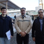 Autoridades consulares do Paraguai acompanham os desdobramentos da tragédia em Maravilha: os cônsules de Foz do Iguaçu, Moisés Quintana e Iván Airaldi, e o cônsul-geral em Curitiba, Celso Santiago Riquelme. Foto: Tamara Finardi/ WH Comunicações/ Líder