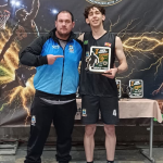 No desafio de habilidades, o atleta João Pedro Milani foi o grande campeão, demonstrando técnica para realizar os diversos lances exigidos pela prova. Foto: Divulgação
