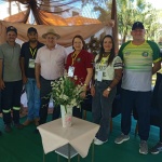 Prefeito e integrantes da Comissão Organizadora. Fotos: Inácio Rohden