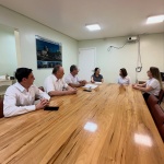 Ordem de Serviço que autoriza a empresa Construtora Oliveira LTDA a iniciar as obras da 2ª etapa de ampliação do Hospital São José é assinada. Foto: Divulgação/Hospital São José de Maravilha