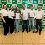 Ordem de Serviço que autoriza a empresa Construtora Oliveira LTDA a iniciar as obras da 2ª etapa de ampliação do Hospital São José é assinada. Foto: Divulgação/Hospital São José de Maravilha