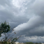 Céu de Maravilha na tarde de segunda-feira (21). Foto: Tamara Finardi