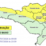 Observação Meteorológica SDC/SC 22/07 08:30