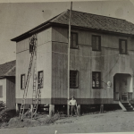 Entre 1956 e 1961 o hospital funcionou provisoriamente onde antes funcionava um hotel em Maravilha. Foto: Arquivo Museu Histórico Padre Fernando Nagel