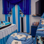 O amor pelo Grêmio está em cada canto da casa de Mercedes Cerutti. Foto: Arquivo Pessoal