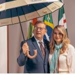Casal Moacir Schaly e esposa Maria Cristina. Foto: Divulgação/Rotary