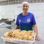 Tita Girardi destaca orgulho em contribuir com as 10 edições da Copa Maravilha. Foto: Tamara Finardi/ O Líder/ WH Comunicações