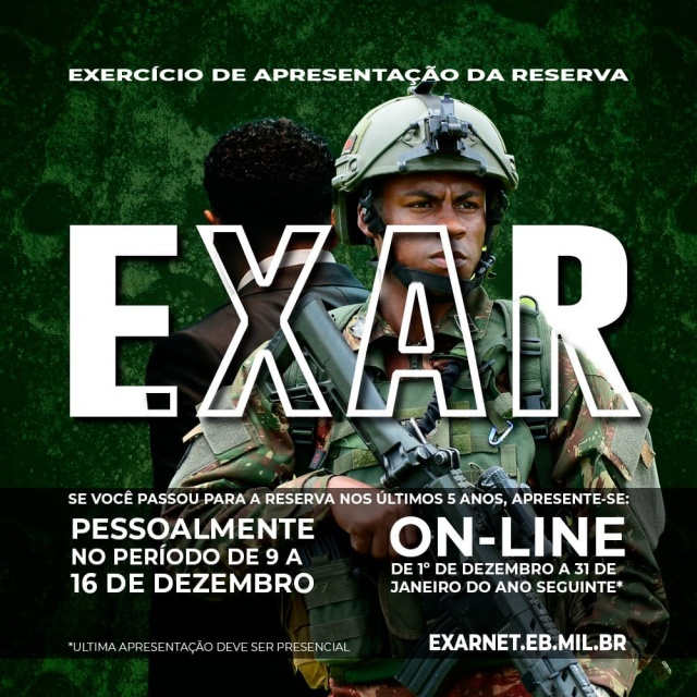 Comando Militar do Leste diz que convocação de reservistas #éboato