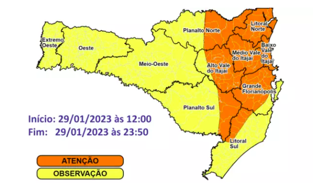 Localidades com DDD 47 no estado de Santa Catarina - Qual o