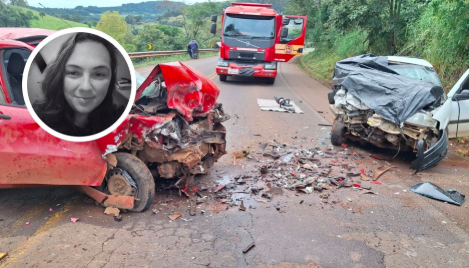 Policial penal é a vítima fatal de colisão frontal na SC-160, em Saltinho