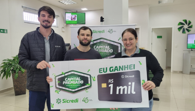 Sicredi Conexão contempla mais de 150 associados em sorteio da campanha Capital Premiado