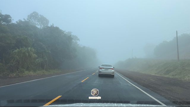 PRF alerta motoristas sobre riscos da neblina nas rodovias da região